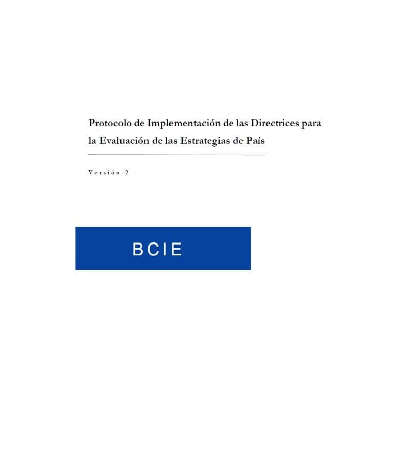 Vista Previa de : Protocolo de Implementación de las Directrices para la Evaluación de las Estrategias de País